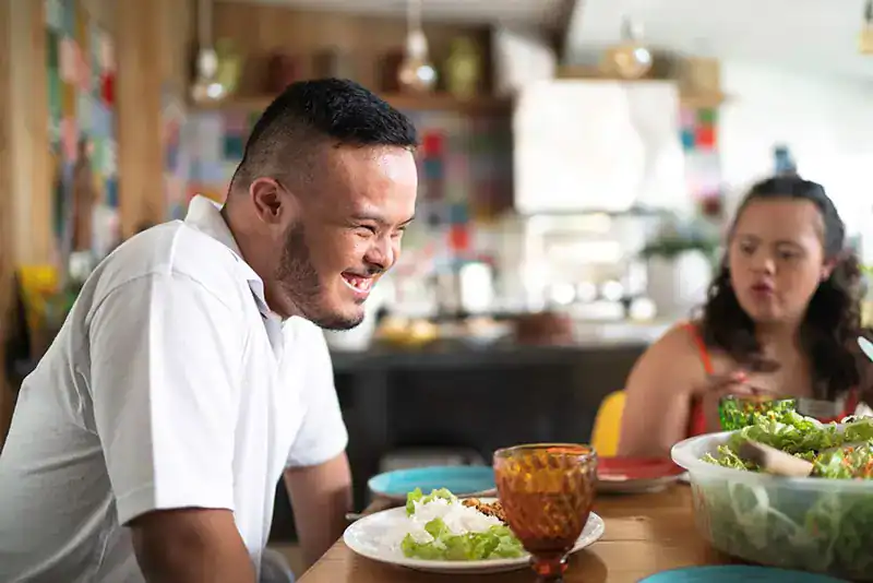 Empowering Weight Loss: A Comprehensive Guide for Individuals with Disabilities 2 Image of a disabled man and balance around nutrition to aid weight loss Rugby